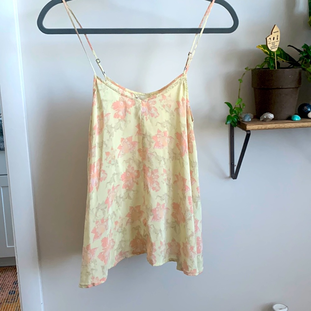 Forever 21 flowy flower tank